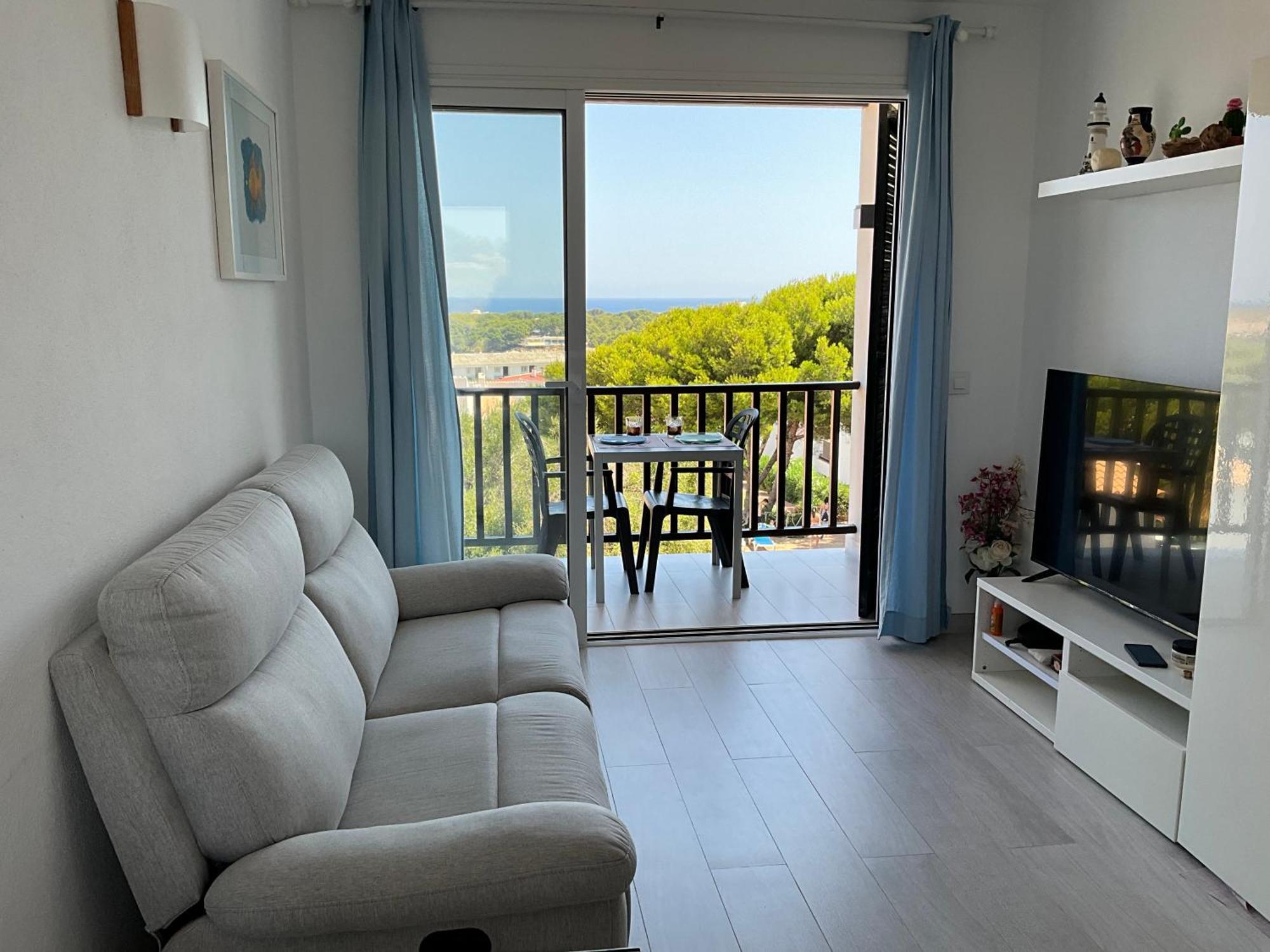 Appartement Vistas Al Mar Y La Piscina à Arenal d'en Castell Extérieur photo