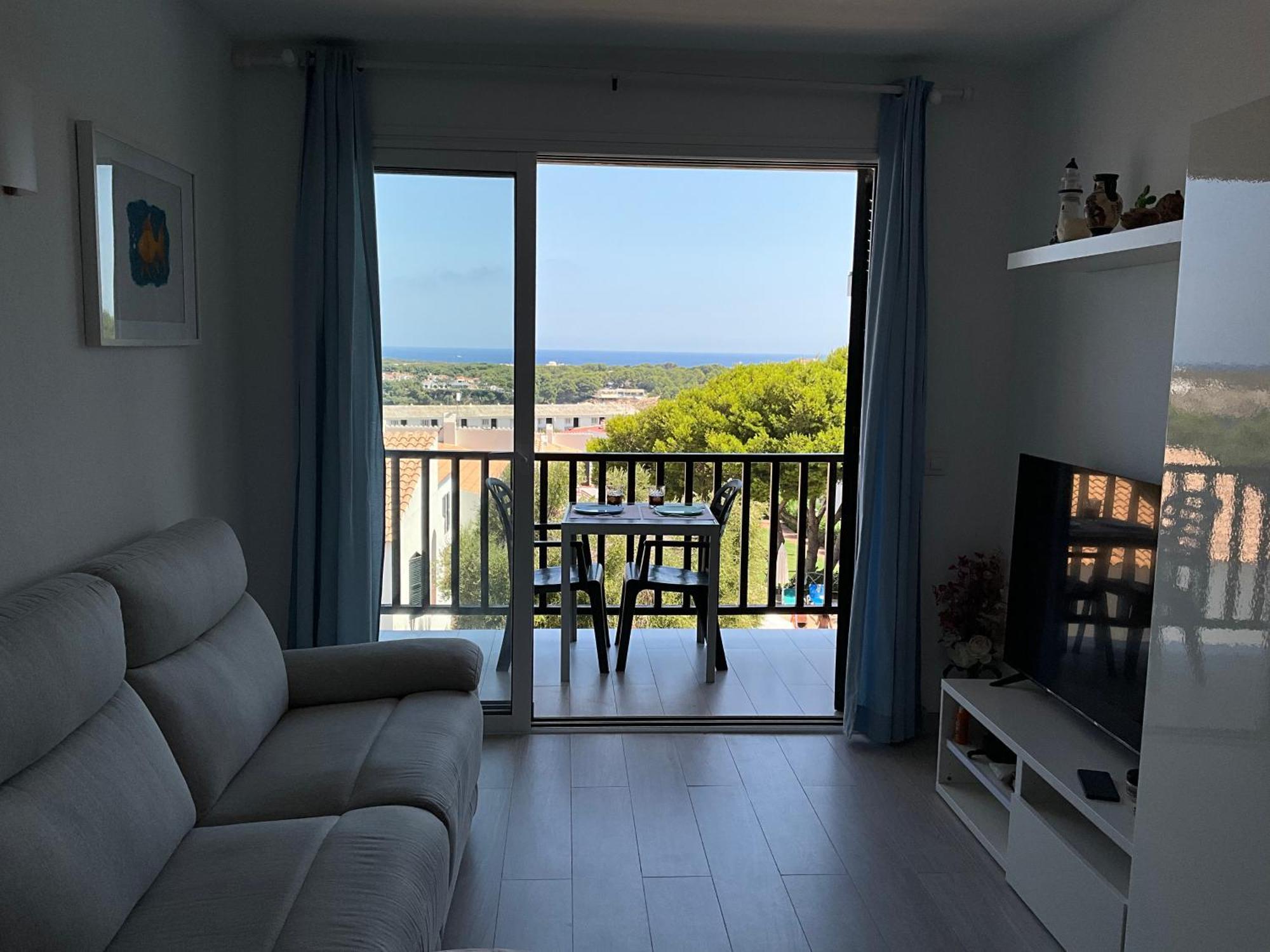 Appartement Vistas Al Mar Y La Piscina à Arenal d'en Castell Extérieur photo